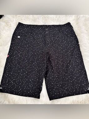 Women’s Black Constellation Athletic Shorts